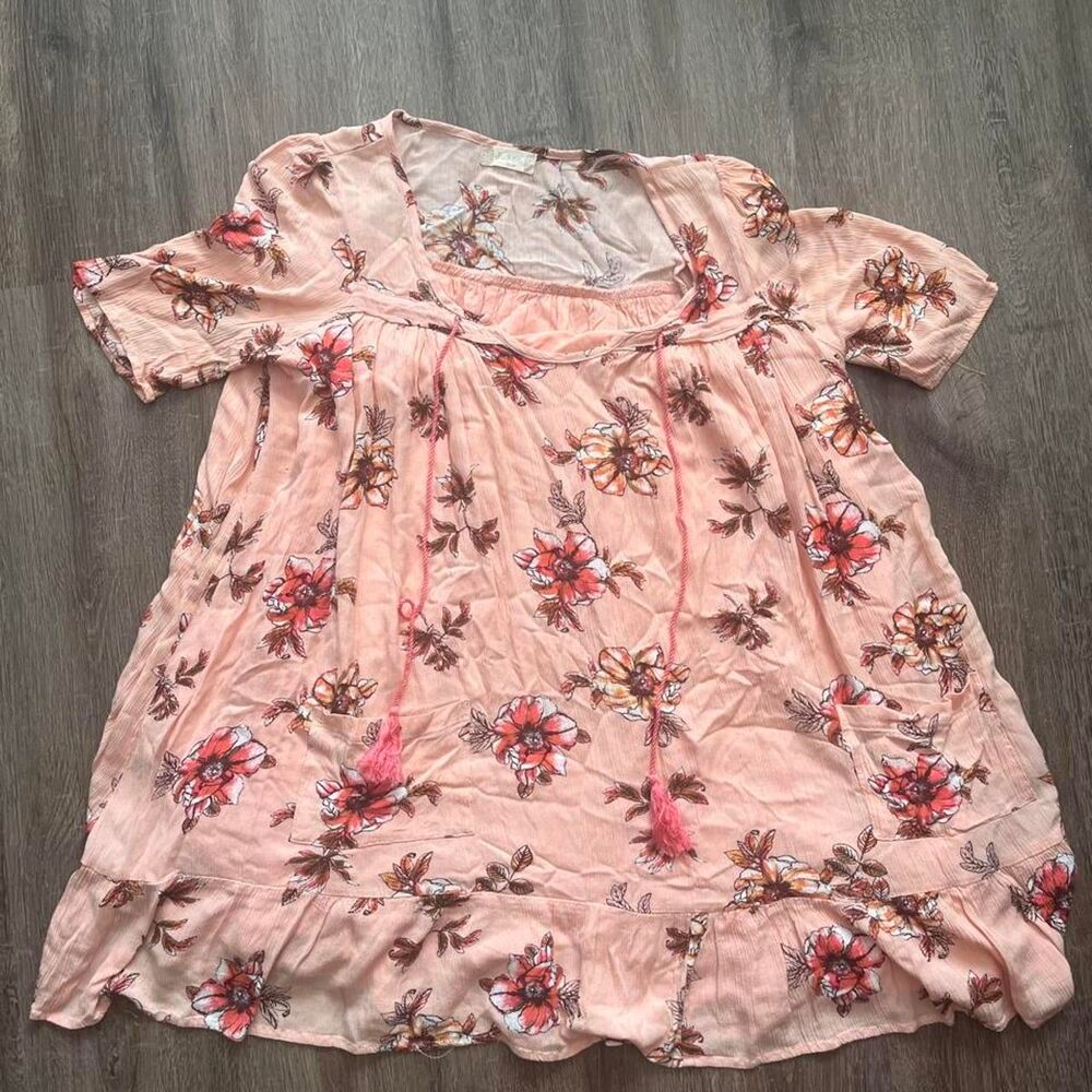 Altar'd State Floral Blouse